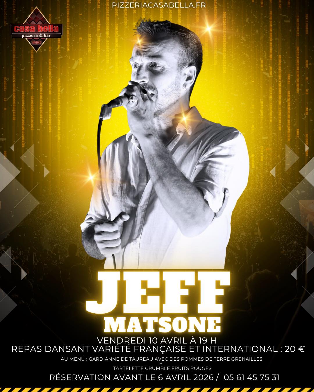 soirée dansante avec jeff matsone